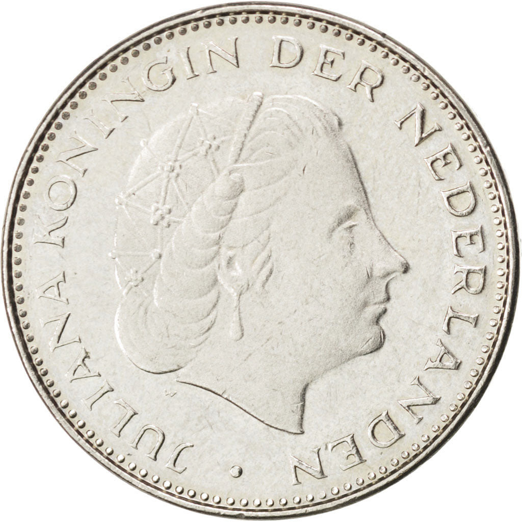 Coin, Netherlands, Juliana, 2-1/2 Gulden, 1979, AU(55-58), Nickel, KM:197