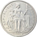 Coin, French Polynesia, 2 Francs, 1993, Paris, AU(55-58), Aluminum, KM:10