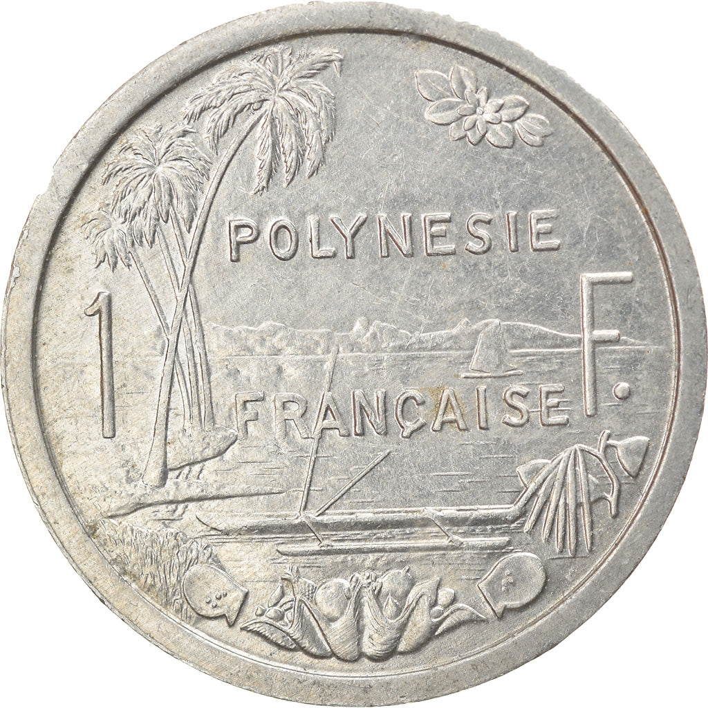 Moneta, Polinezja Francuska, Franc, 1993, Paris, AU(55-58), Aluminium, KM:11