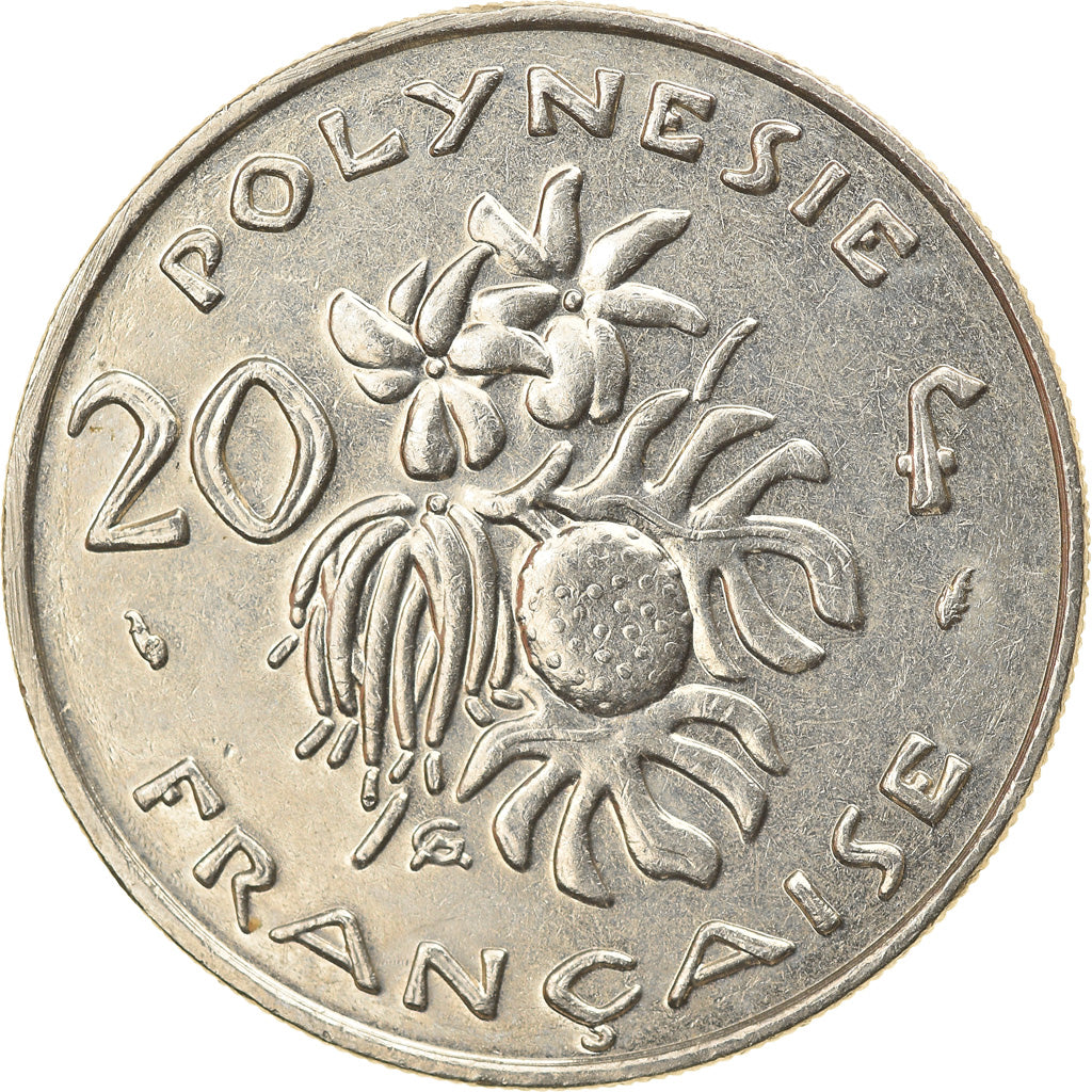 Monnaie, French Polynesia, 20 Francs, 1993, Paris, TTB, Nickel, KM:9