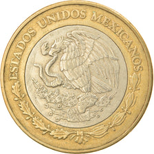 Coin, Mexico, 10 Pesos, 2000, Mexico City, EF(40-45), Bi-Metallic, KM:636