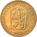 Coin, Czechoslovakia, Koruna, 1977, AU(55-58), Aluminum-Bronze, KM:50
