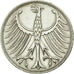 Monnaie, République fédérale allemande, 5 Mark, 1968, Karlsruhe, TTB+