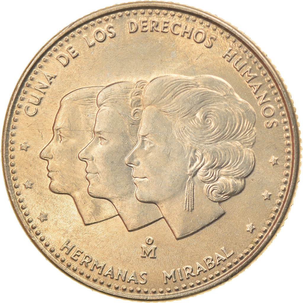 Moneda, República Dominicana, 25 Centavos, 1984, Dominican Republic Mint