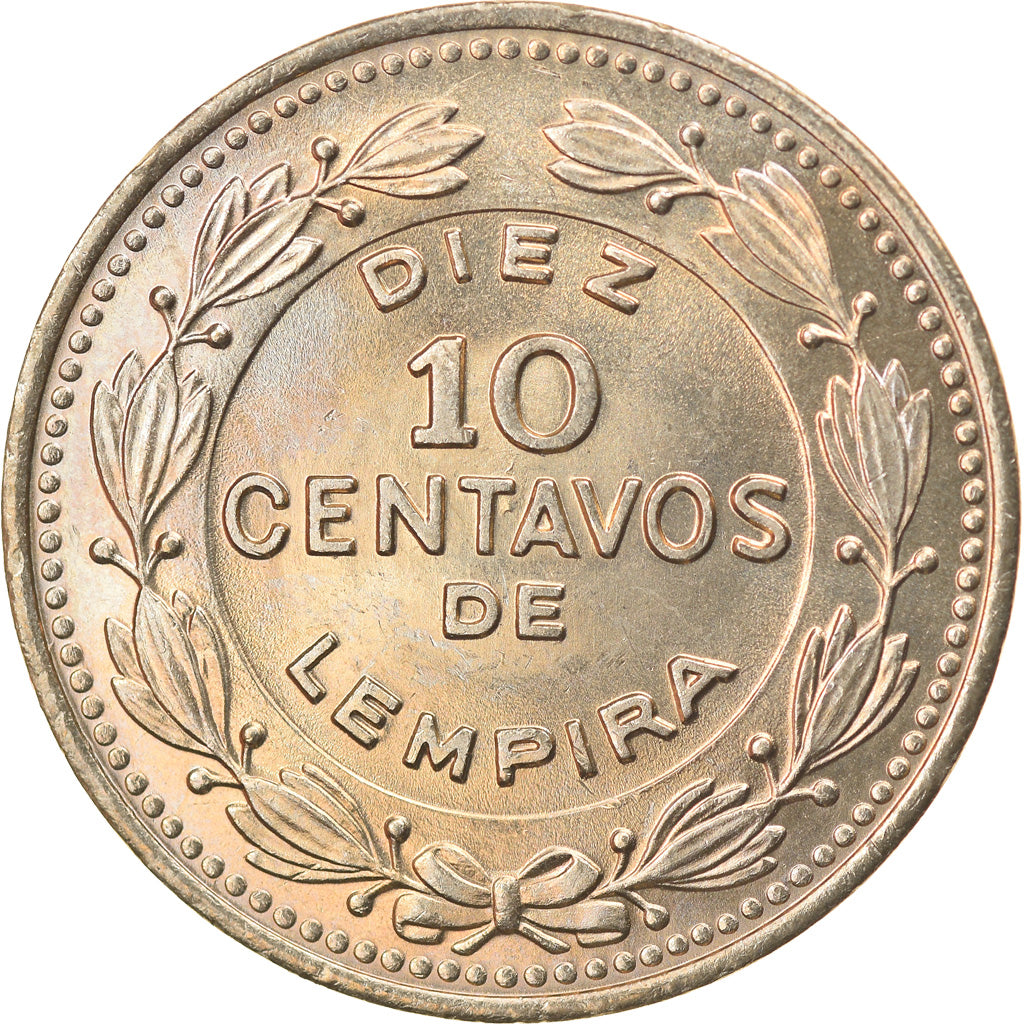 Coin, Honduras, 10 Centavos, 1980, MS(63), Copper-nickel, KM:76.2