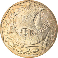 Coin, Portugal, 50 Escudos, 1989, MS(63), Copper-nickel, KM:636