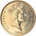 Coin, Solomon Islands, Elizabeth II, 5 Cents, 1988, MS(60-62), Copper-nickel