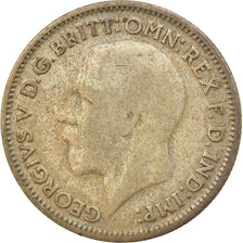 Munten, Groot Bretagne, George V, 6 Pence, 1934, FR, Zilver, KM:832
