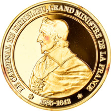 France, Médaille, Cardinal de Richelieu, History, FDC, Vermeil