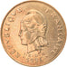 Moeda, Polinésia Francesa, 100 Francs, 1996, Paris, AU(55-58), Níquel-Bronze