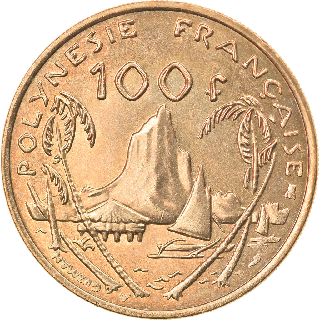 Coin, French Polynesia, 100 Francs, 1996, Paris, AU(55-58), Nickel-Bronze, KM:14