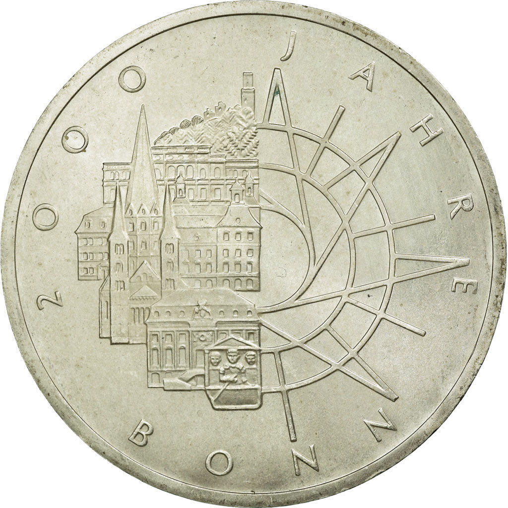 Monnaie, République fédérale allemande, 10 Mark, 1989, Munich, Germany, SUP+