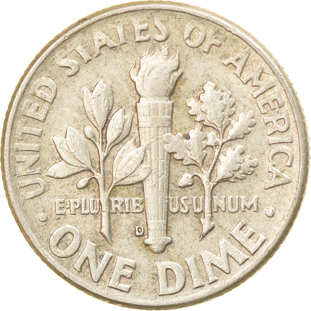 Coin, United States, Roosevelt Dime, Dime, 1962, U.S. Mint, Philadelphia