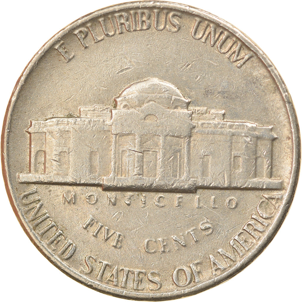 Monnaie, États-Unis, Jefferson Nickel, 5 Cents, 1981, U.S. Mint, Denver, TTB
