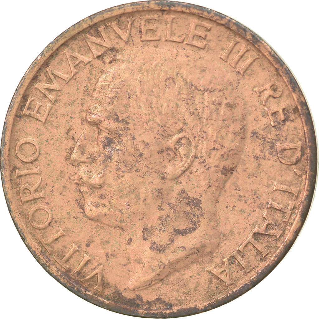 Coin, Italy, Vittorio Emanuele III, 10 Centesimi, 1920, Rome, VF(30-35), Bronze