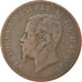 Coin, Italy, Vittorio Emanuele II, 5 Centesimi, 1867, Naples, VF(30-35), Copper