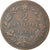 Moneta, Italia, Vittorio Emanuele II, 2 Centesimi, 1862, Naples, MB+, Rame