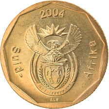 Moneta, Południowa Afryka, 50 Cents, 2004, Pretoria, AU(55-58), Brąz