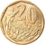 Moneta, Sudafrica, 20 Cents, 2004, Pretoria, SPL-, Acciaio placcato in bronzo