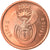 Moneta, Sudafrica, 5 Cents, 2004, BB+, Acciaio placcato rame, KM:325