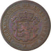 Coin, Luxembourg, William III, 2-1/2 Centimes, 1870, Utrecht, VF(30-35), Bronze