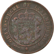 Coin, Luxembourg, William III, 2-1/2 Centimes, 1901, Utrecht, VF(30-35), Bronze