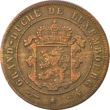 Coin, Luxembourg, William III, 2-1/2 Centimes, 1908, Utrecht, VF(30-35), Bronze