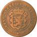 Moneta, Luksemburg, William III, 5 Centimes, 1855, Paris, VF(30-35), Bronze