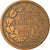 Moneta, Luksemburg, William III, 5 Centimes, 1855, Paris, VF(30-35), Bronze