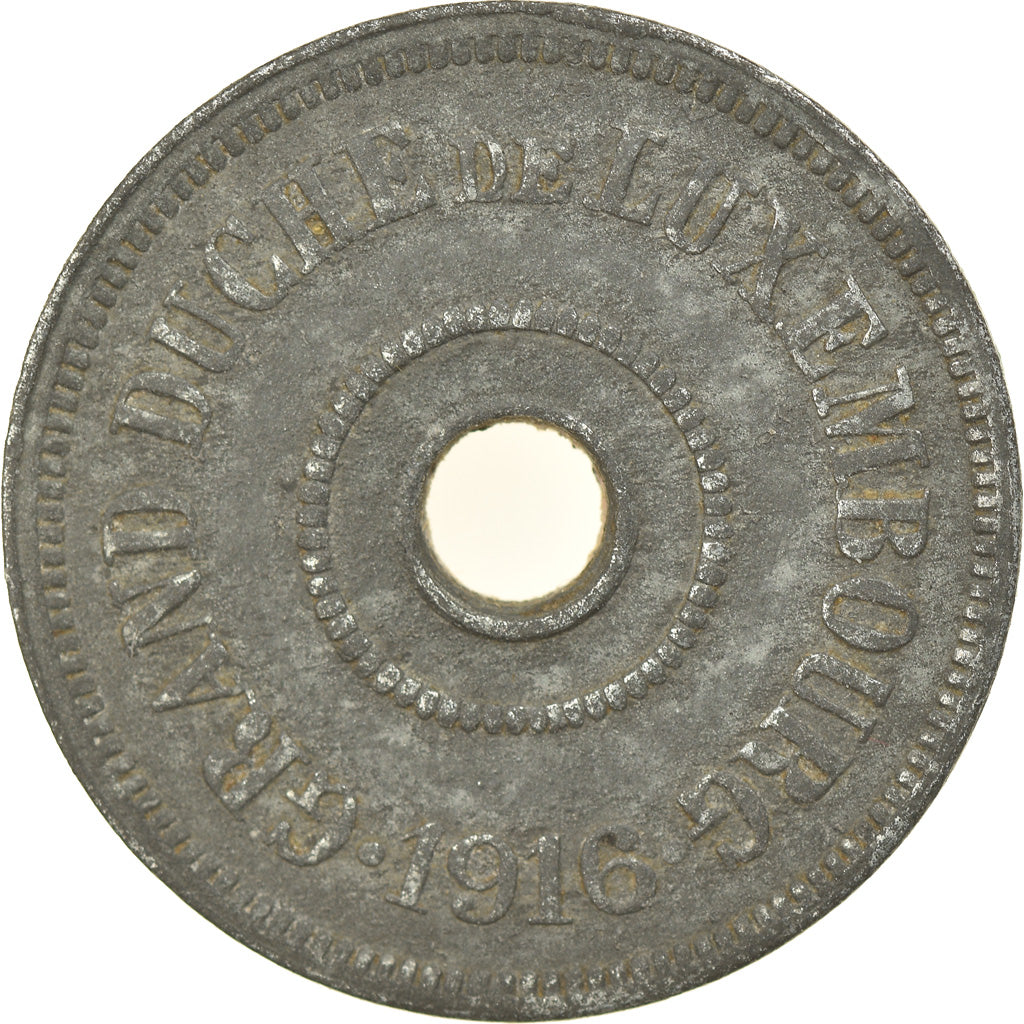 Münze, Luxemburg, Charlotte, 25 Centimes, 1916, S, Zinc, KM:29