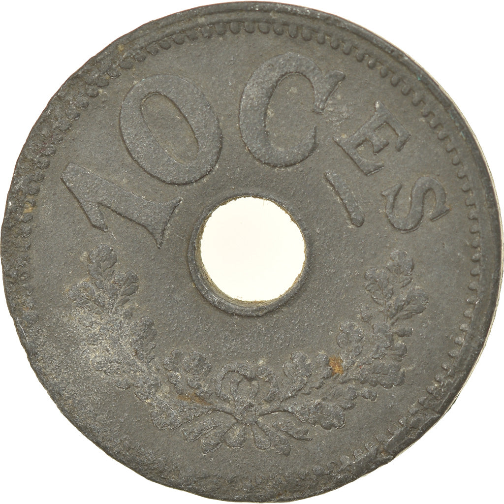 Moneta, Lussemburgo, Marie Adelaide, 10 Centimes, 1915, MB+, Zinco, KM:28