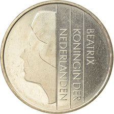 Monnaie, Pays-Bas, Beatrix, Gulden, 1989, TTB+, Nickel, KM:205