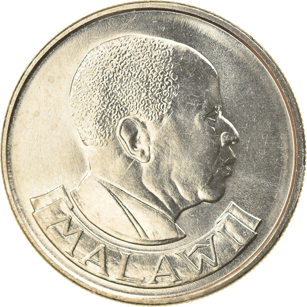 Coin, Malawi, 10 Tambala, 1989, AU(55-58), Nickel Clad Steel, KM:10.2a