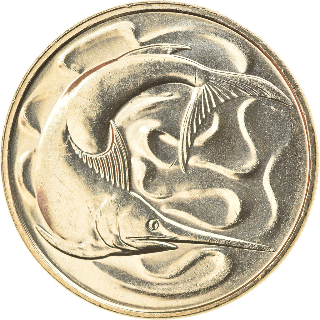 Moeda, Singapura, 20 Cents, 1984, Singapore Mint, AU(55-58), Cobre-níquel, KM:4