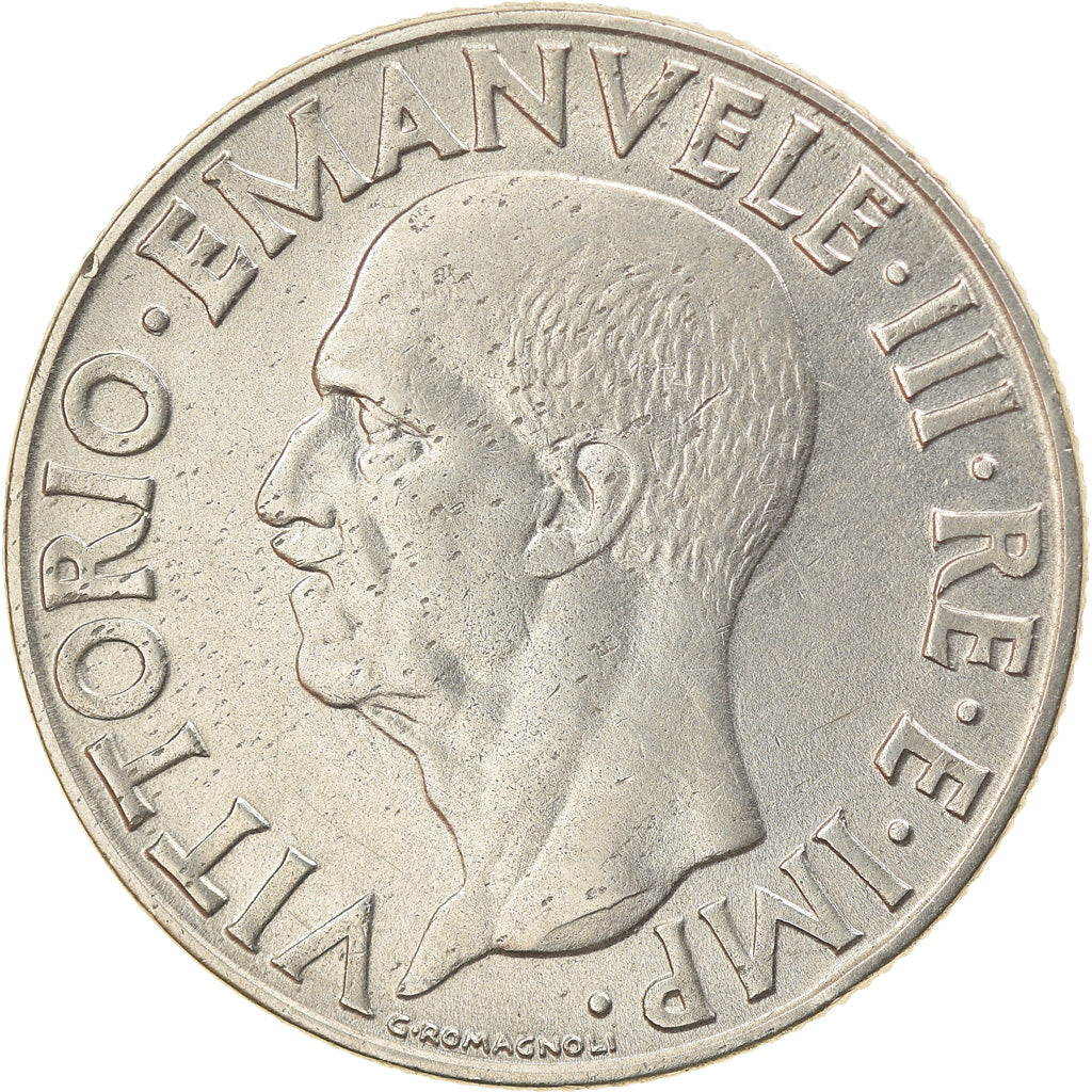 Moneta, Italia, Vittorio Emanuele III, Lira, 1939, Rome, BB, Acciaio
