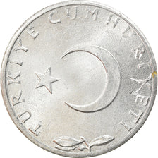 Coin, Turkey, 5 Kurus, 1977, EF(40-45), Aluminum, KM:890a