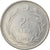 Moneta, Turcja, 2-1/2 Lira, 1973, EF(40-45), Stal nierdzewna, KM:893.2