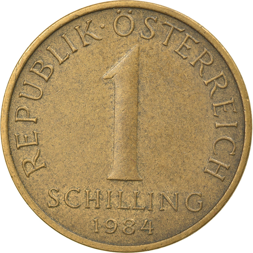 Coin, Austria, Schilling, 1984, VF(30-35), Aluminum-Bronze, KM:2886