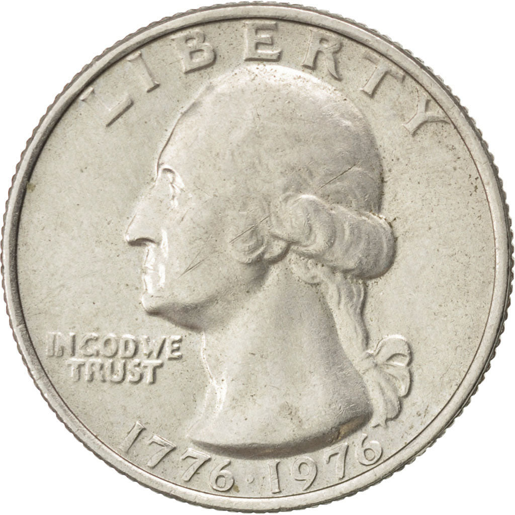 Coin, United States, Washington Quarter, Quarter, 1976, U.S. Mint, Philadelphia