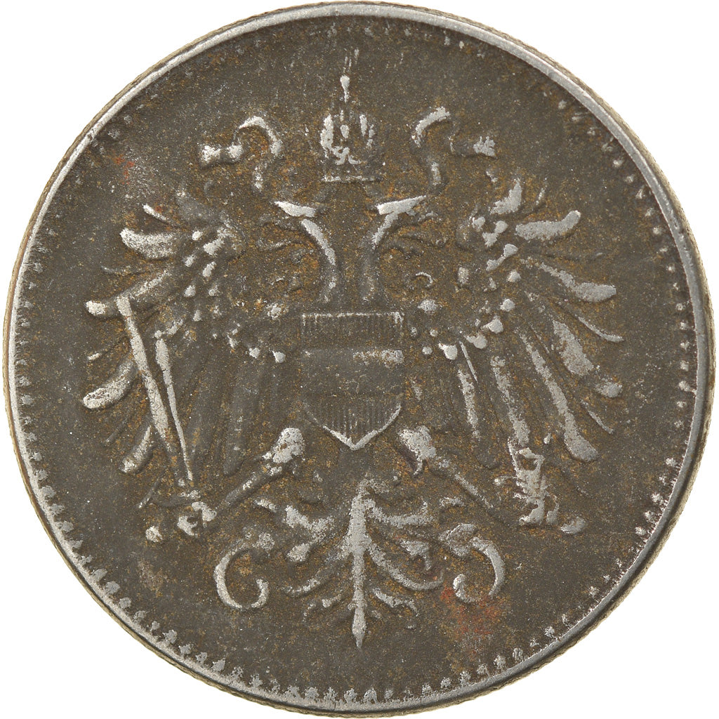 Coin, Austria, Karl I, 20 Heller, 1916, VF(20-25), Iron, KM:2826
