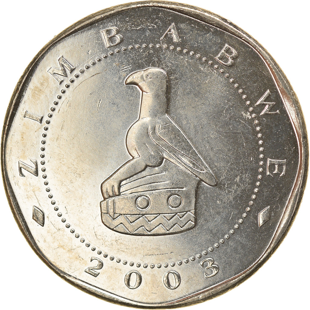 Moneta, Zimbabwe, 25 Dollars, 2003, Harare, BB, Acciaio placcato nichel, KM:15