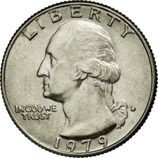 Coin, United States, Washington Quarter, Quarter, 1979, U.S. Mint, Denver