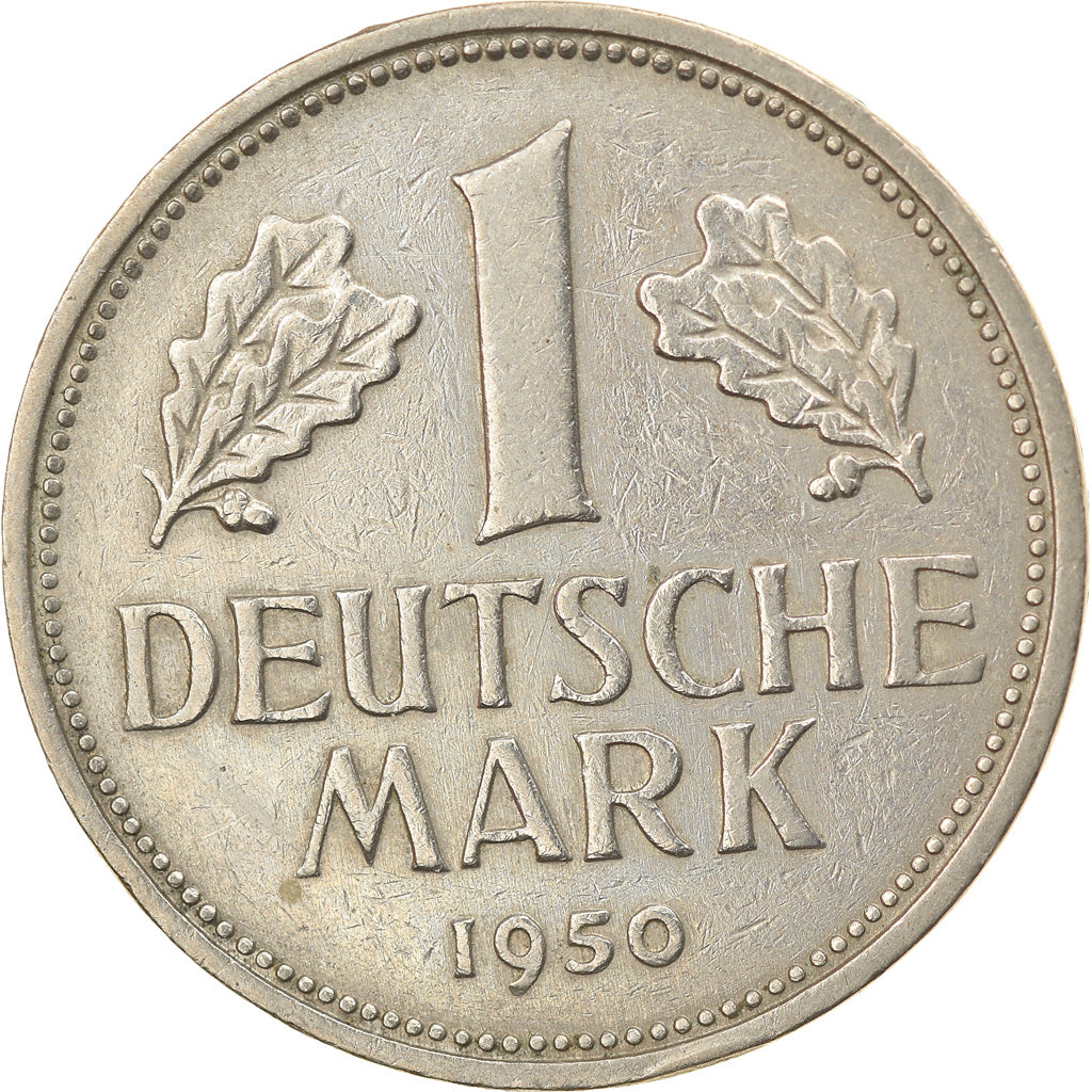 Münze, Bundesrepublik Deutschland, Mark, 1950, Stuttgart, SS, Copper-nickel