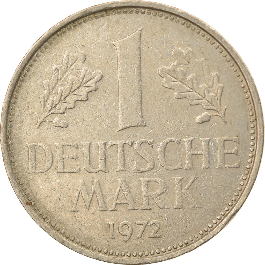 Münze, Bundesrepublik Deutschland, Mark, 1972, Stuttgart, SS, Copper-nickel