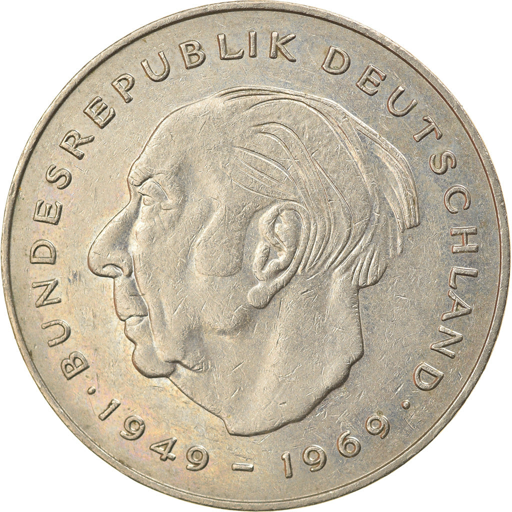 Coin, GERMANY - FEDERAL REPUBLIC, 2 Mark, 1978, Karlsruhe, EF(40-45)
