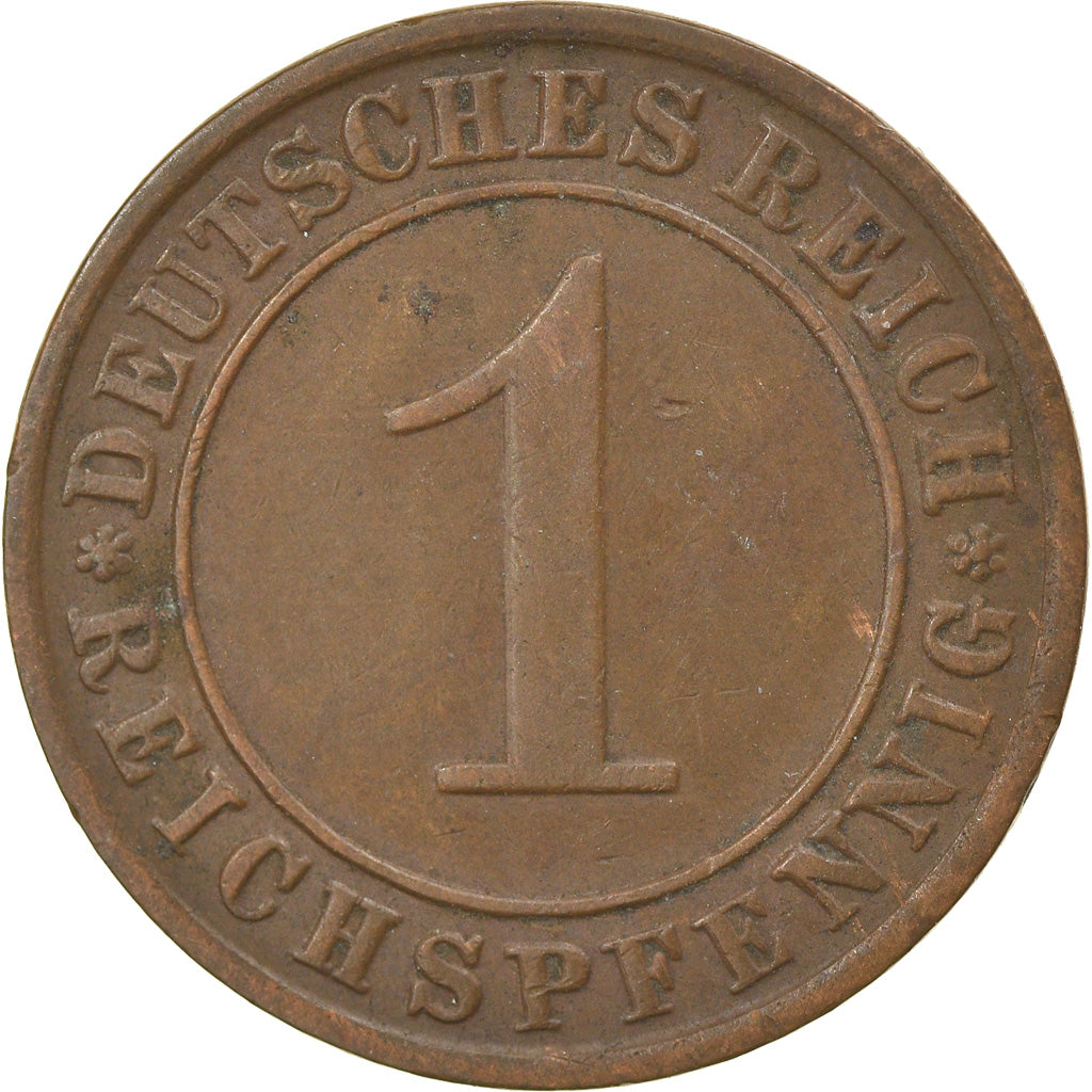 Moeda, ALEMANHA, REPÚBLICA DE WEIMAR, Reichspfennig, 1933, Berlin, EF(40-45)