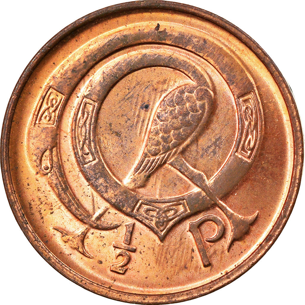 Moneta, REPUBBLICA D’IRLANDA, 1/2 Penny, 1980, SPL-, Bronzo, KM:19