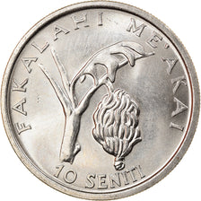 Moneda, Tonga, King Taufa'ahau Tupou IV, 10 Seniti, 1981, MBC, Cobre - níquel