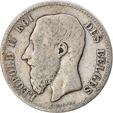 Coin, Belgium, Leopold II, 50 Centimes, 1898, VF(30-35), Silver, KM:26