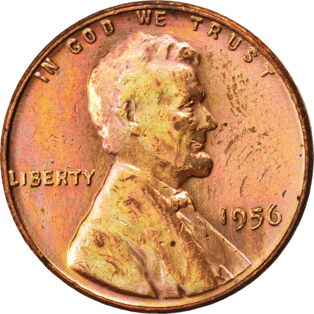 États Unis, Lincoln One Cent 1956, KM A 132